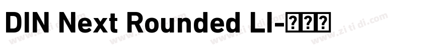 DIN Next Rounded LI字体转换